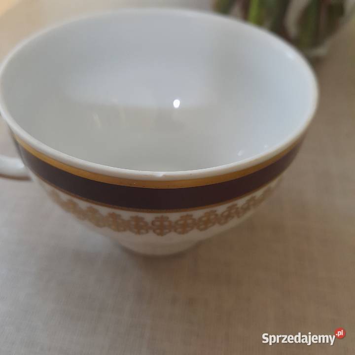 Trio śniadaniowe porcelanowe Kahla Niemcy DDR Porcelana i szkło Bogatynia sprzedam