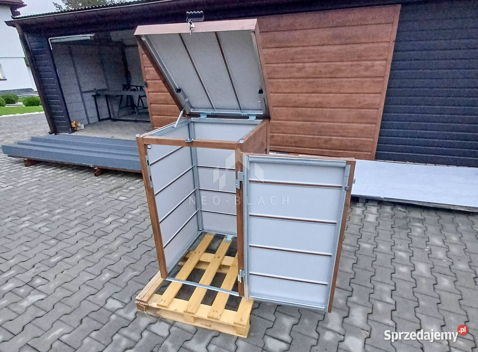 Zabudowa kosza na śmieci wiata obudowa 80x70x120 Gorzów Wielkopolski