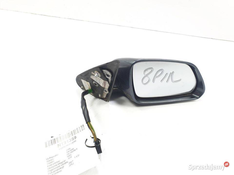 LUSTERKO PRAWE SKODA OCTAVIA II 8 PIN JF8J Lipno