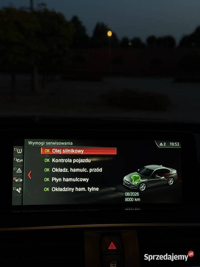 BMW F30 328i Late 2015 225 000 Stage 2 elektrochrom. lusterka boczne Seria 3 Częstochowa