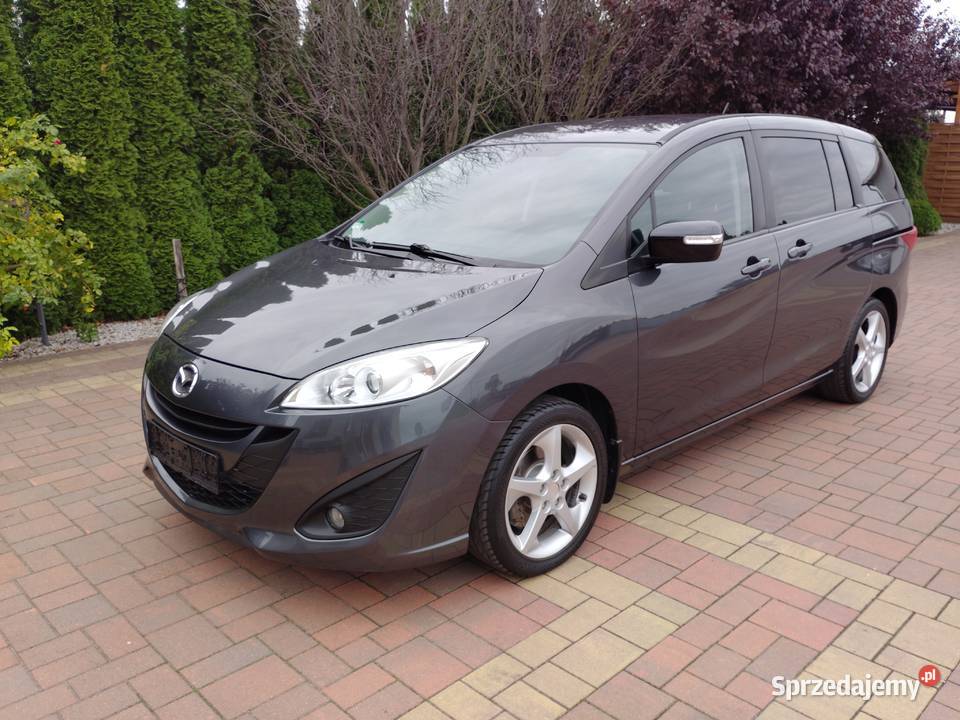Mazda 5 II 2014r 18i 116 6biegów 7osób z Niemiec kurtyny powietrzne wielkopolskie Witkowo