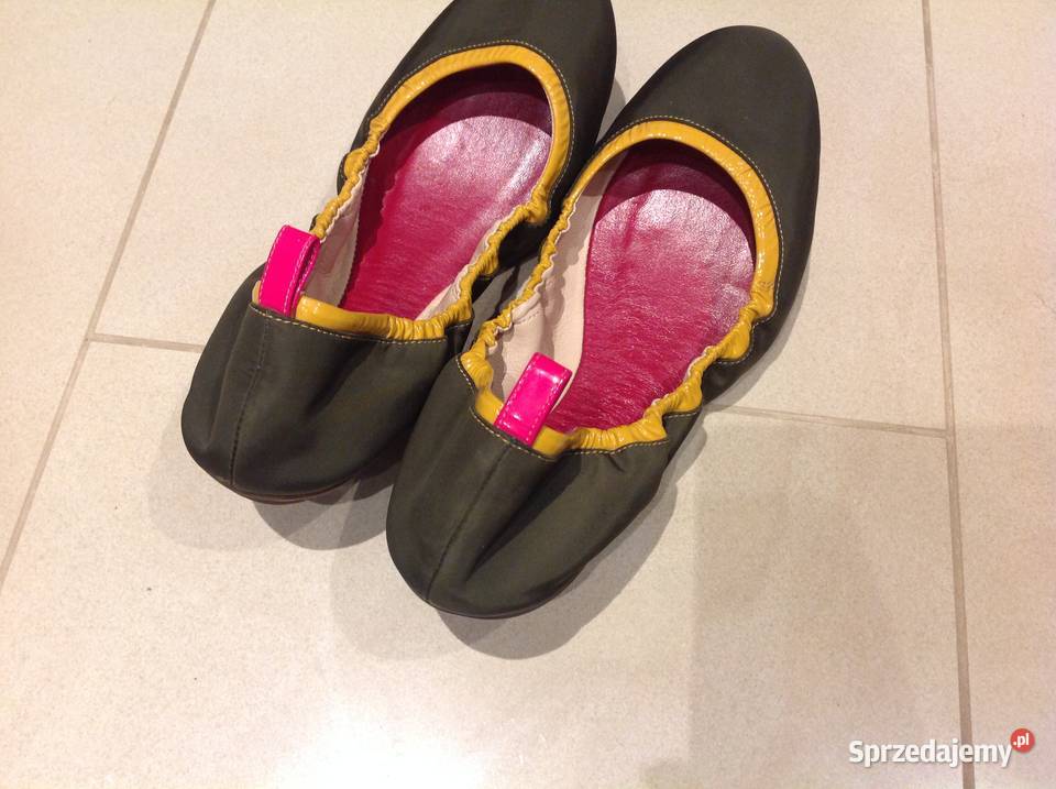 Baleriny Damskie BALLY r 37 khaki lubuskie Nowa Sól