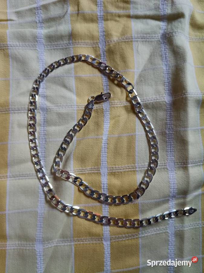 serdecznie sprzedam srebrny łańcuszek widoczny Bydgoszcz