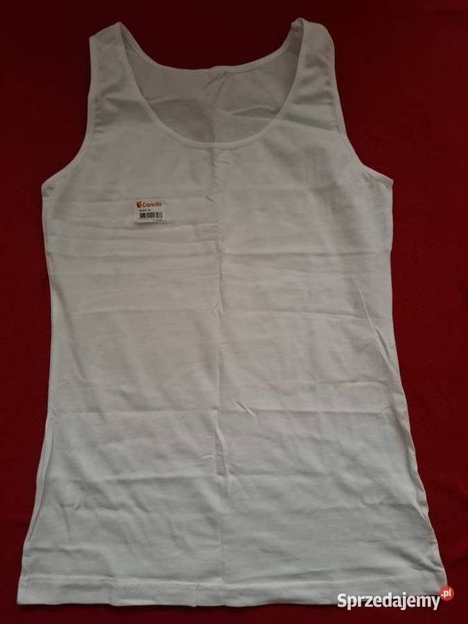 Biały top podkoszulka na ramiączkach biały Kielce