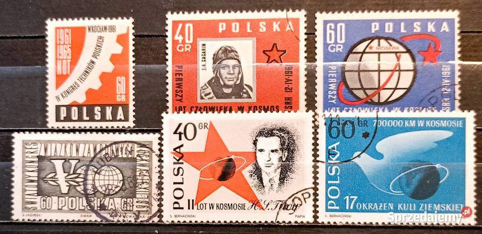 Znaczki polskie 1961