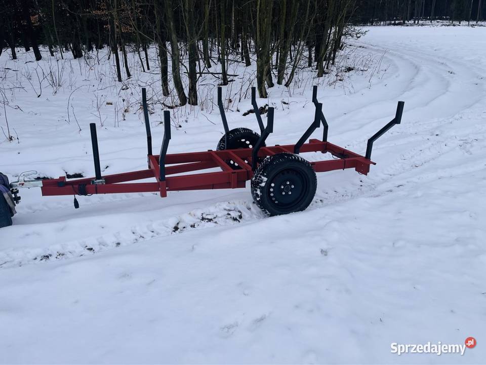 Przyczepa leśna ogrodnicza sadownicza ogrodowa Olkusz