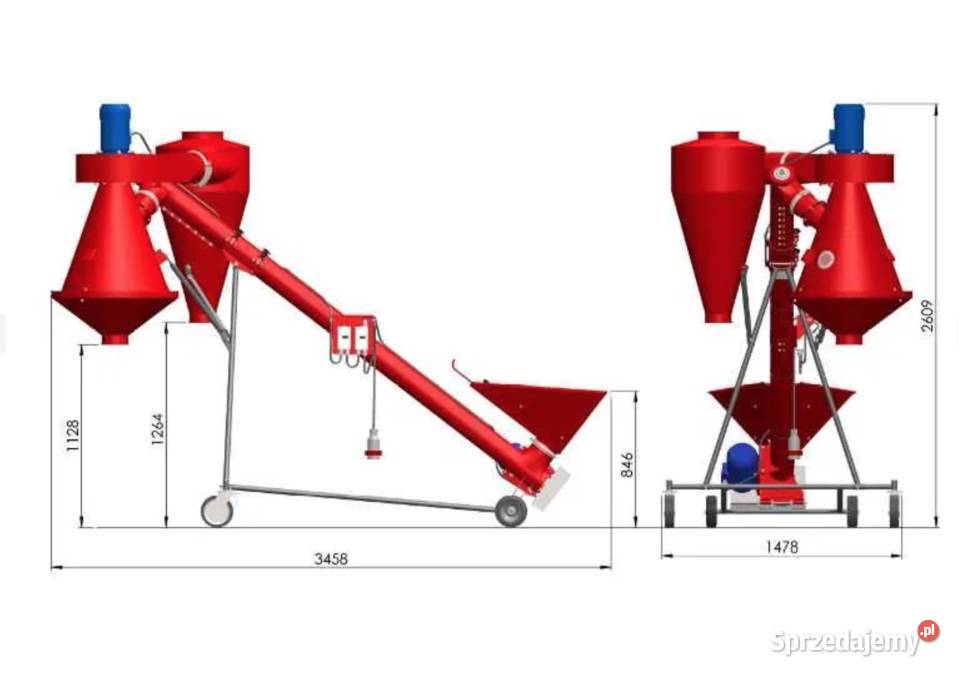 Separator zboża M5022 mobilny POM Augustów Chełm