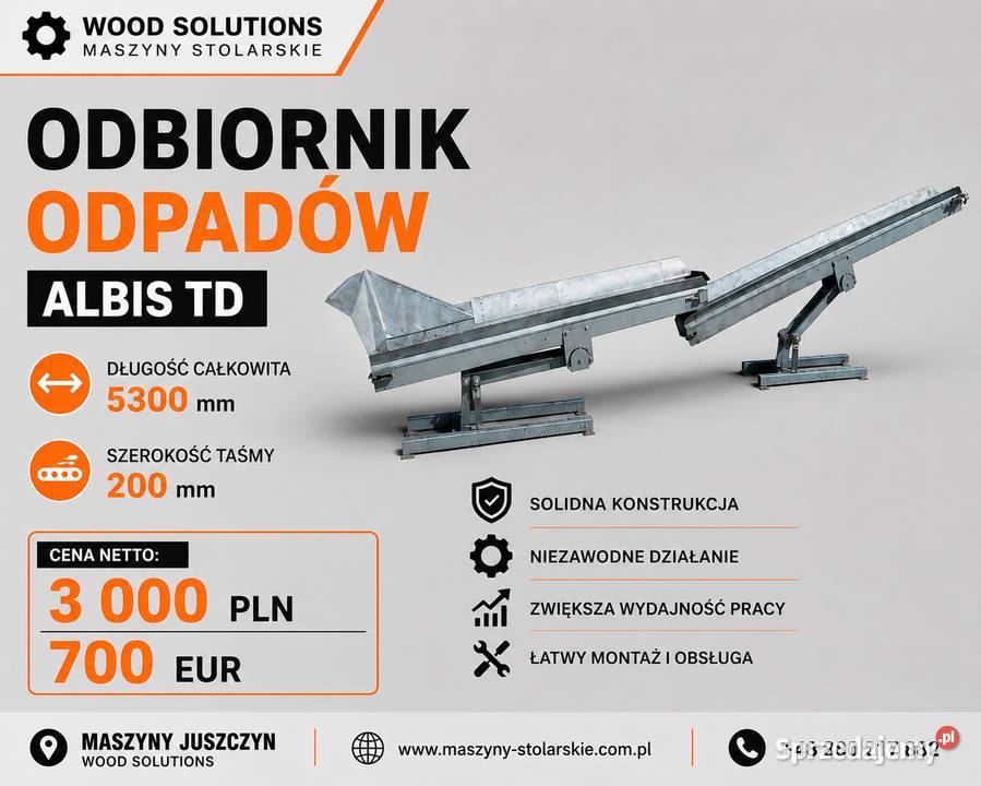 Odbiornik odpadów Albis TD Juszczyn