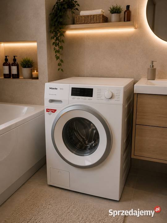 Na zdjęciach widać model Miele W1 Performance Pralki i suszarki Kalety
