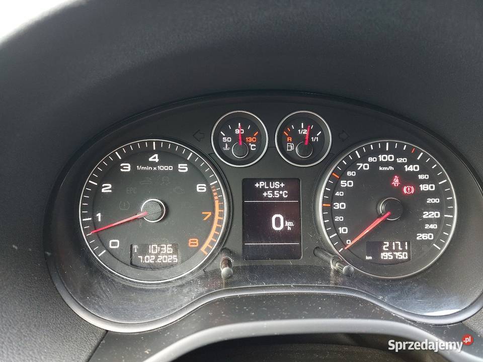 Audi A3 8P 2008r 14Pb 125 BiXenon Led Grzane podgrzewane fotele zachodniopomorskie Koszalin