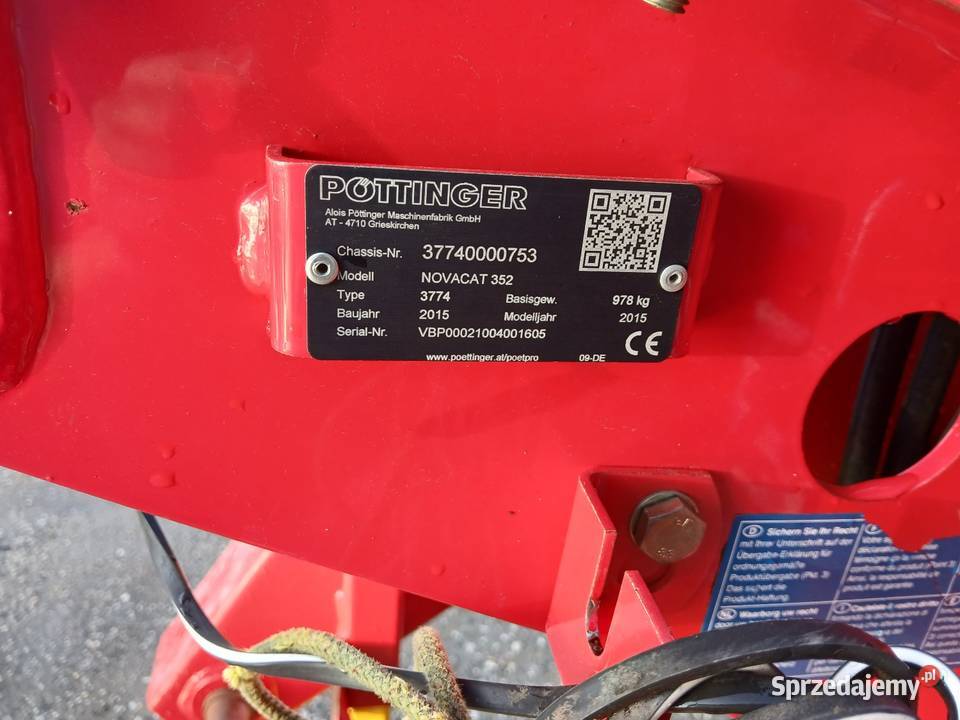 Kosiarka Pottinger Novacat 352 opolskie Strzelce Opolskie