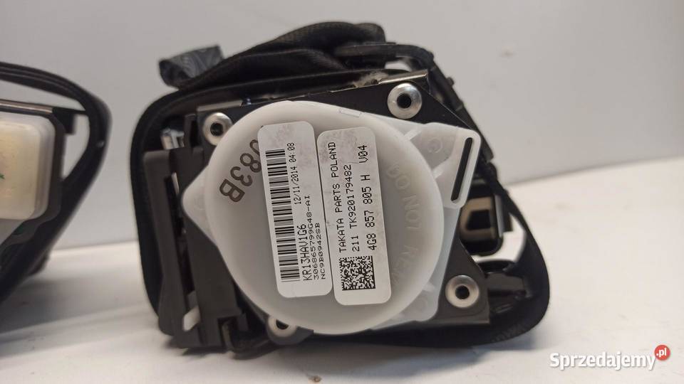 AUDI A6 C7 KOMPLET PASÓW PRZÓD TYŁ 4G8857705F Amortyzatory dolnośląskie