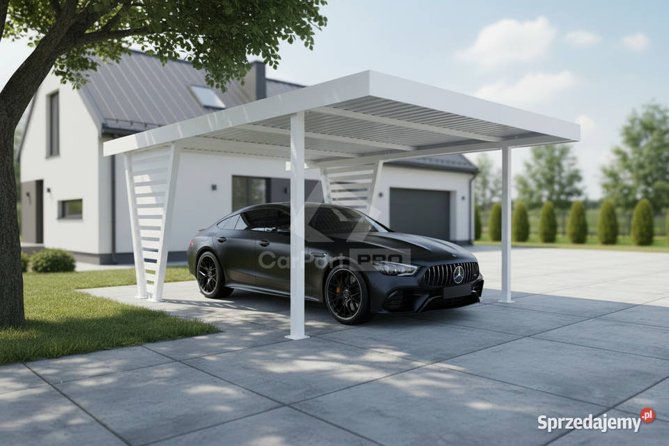 Carport V PREMIUM 4x5m Wypełnienie panelami zachodniopomorskie Nowogard