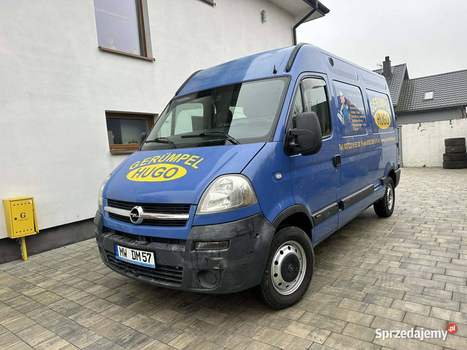 Movano Master LIFT 25 diesel H2L2 Hak 6 osobowy Stok Lacki