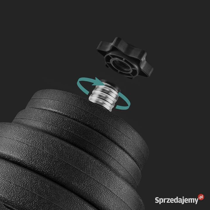 Zestaw hantli okrągłe czarne 4x25 4x125 4x1 sprzedam
