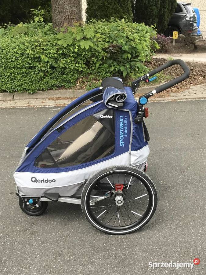 Przyczepka rowerowa z hamakiem Qeridoo sportrex1 Kubełkowe Pozostałe