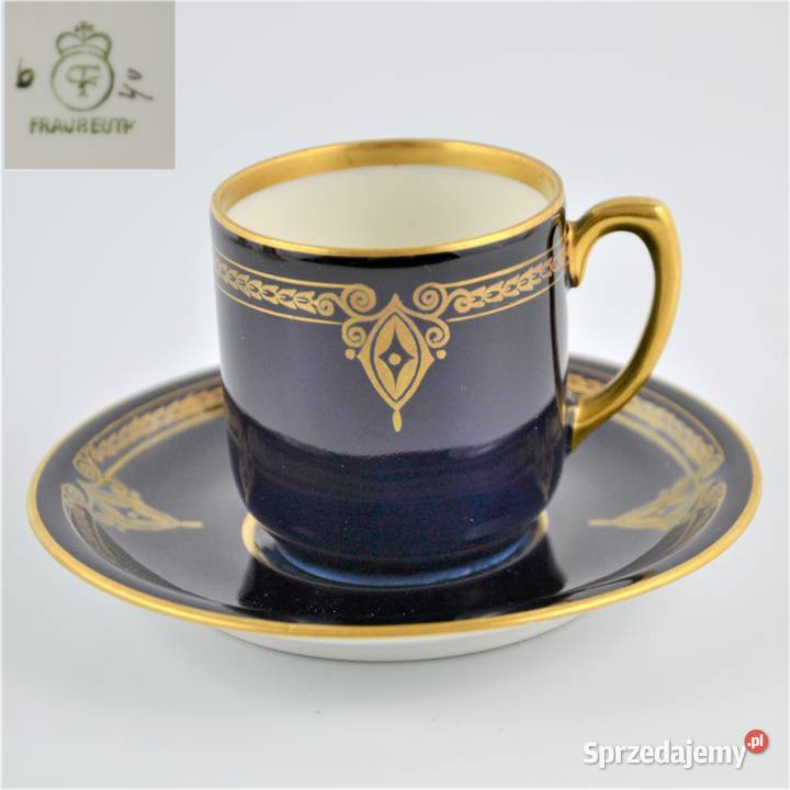Filiżanka demitasse Fraureuth Saksonia 18991926 mazowieckie Warszawa