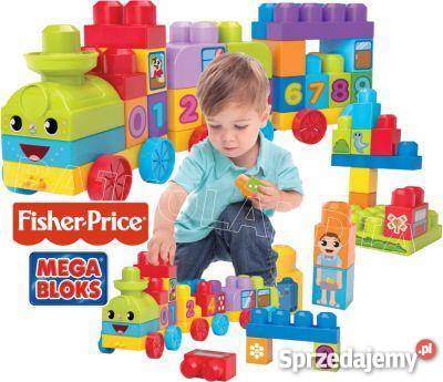 Mega Blocks First Builders klocki pociąg 123 Poznań sprzedam