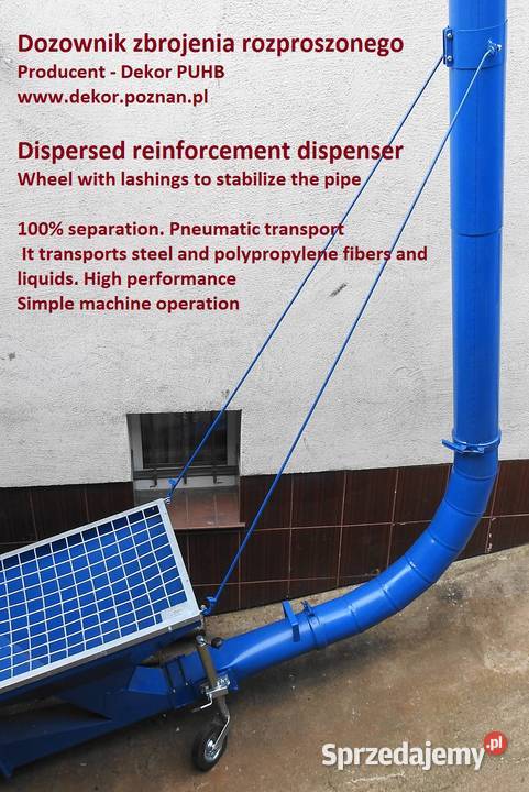 Transporter pneumatyczny materiałów sypkich