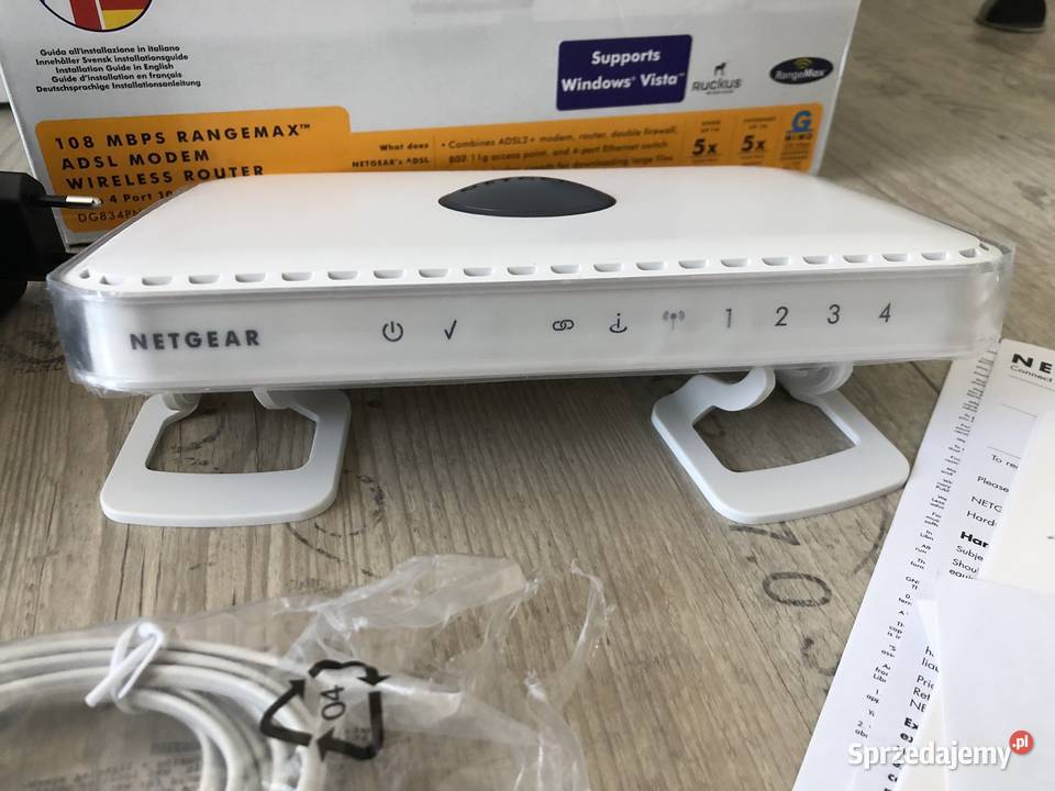 ROUTER WiFi NETGEAR DG834PN ADSL Kielce