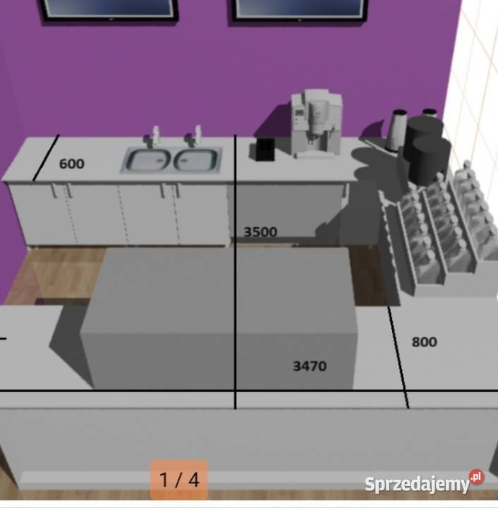 Syndyk sprzeda zabudowę do kawiarni Zgorzelec sprzedam