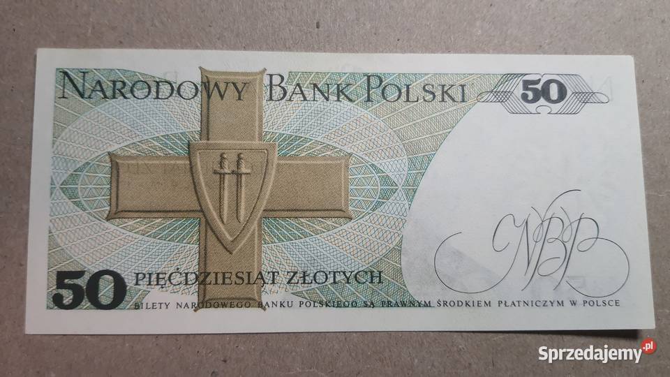 RZADKOŚĆ 50 złotych 1975 s A UNC Warszawa sprzedam