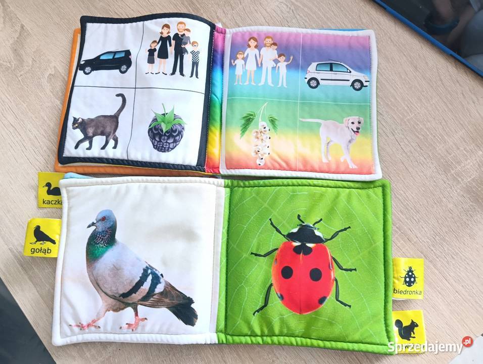 Książeczki materiałowe kolory i zwierzęta Kwidzyn