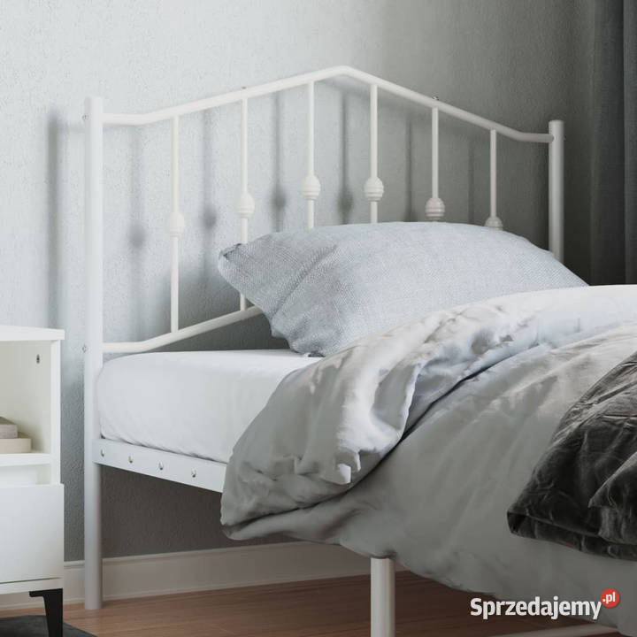 Metalowe wezgłowie białe 100 WM373867 Warszawa sprzedam