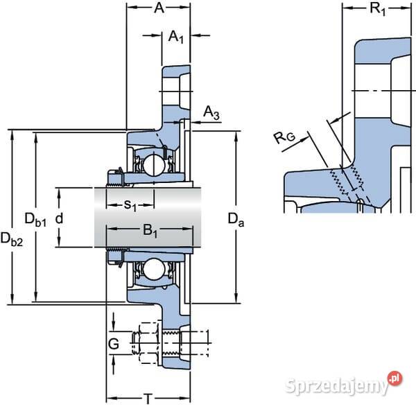 Łożysko FYTJ45KF Kamionna