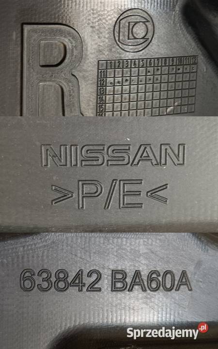 NISSAN JUKE I F15 NADKOLE PRAWY PRZÓD 63842BA60A Pleszew