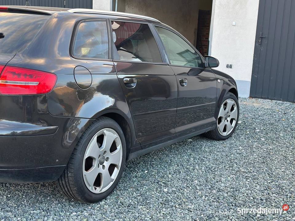 Audi A3 20 TDI Android NAVI Ładna Czarna 140KM A3 Wieluń sprzedam