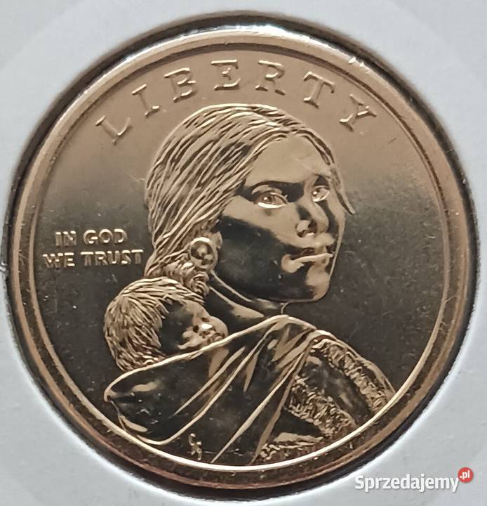 1 Dolar Indianka Sacagawea Polly Coopermen D Konin