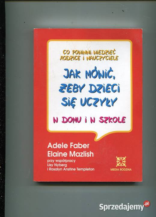 mówić żeby dzieci się uczyły w domu i w szkole sprzedam
