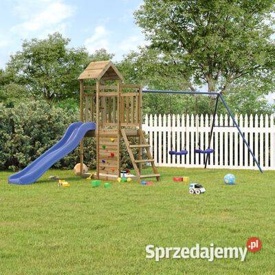 vidaXL Plac zabaw do ogrodu impregnowane drewno Warszawa sprzedam