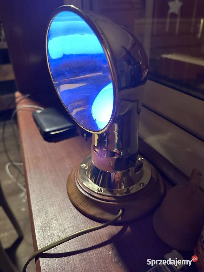 Lampa okrętowa statkowa mosiężna Warszawa