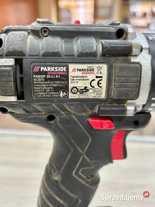 Wkrętarka Parkside zasilanie akumulatorowe 20 V Elbląg