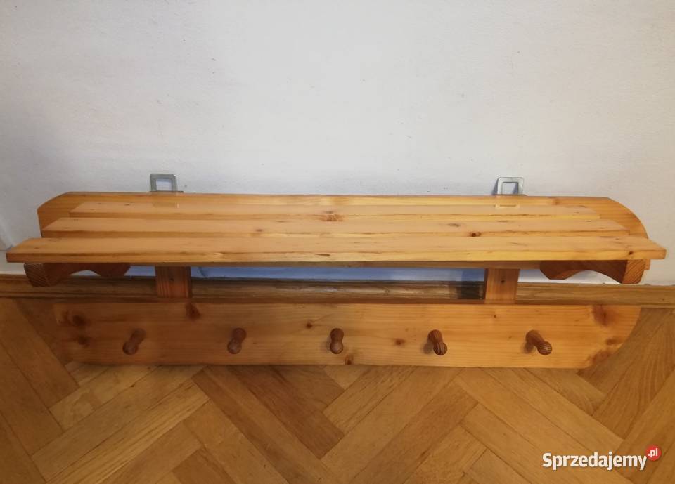Wieszak sosnowy na ubrania Warszawa
