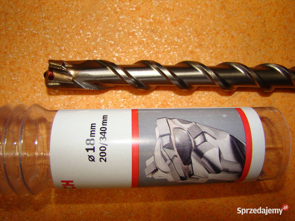 Wiertło SDS BOSCH fi 18 mm 200 x 340 mm Ref 2 Osprzęt do elektronarzędzi Bielsko-Biała