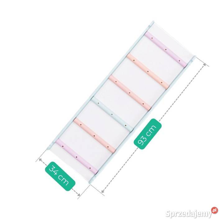 zjeżdżalnia dwustronna Woodiko białypastel Drewno  Kraków