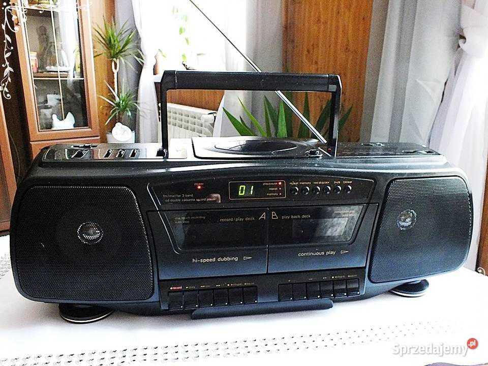 Duży Radioodtwarzacz SIEMENS RD118 CD + Kaseta+ Radio