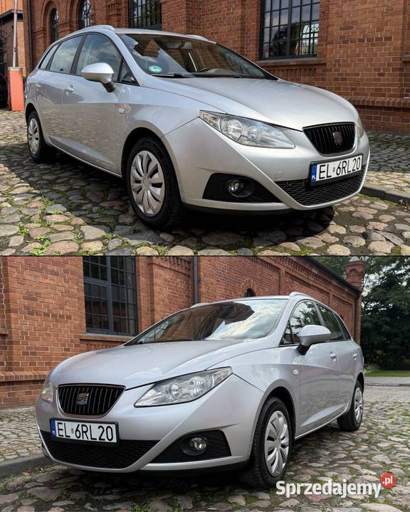 Seat Ibiza IV 2010r 14 MPI Benzyna Klimatyzacja Łódź