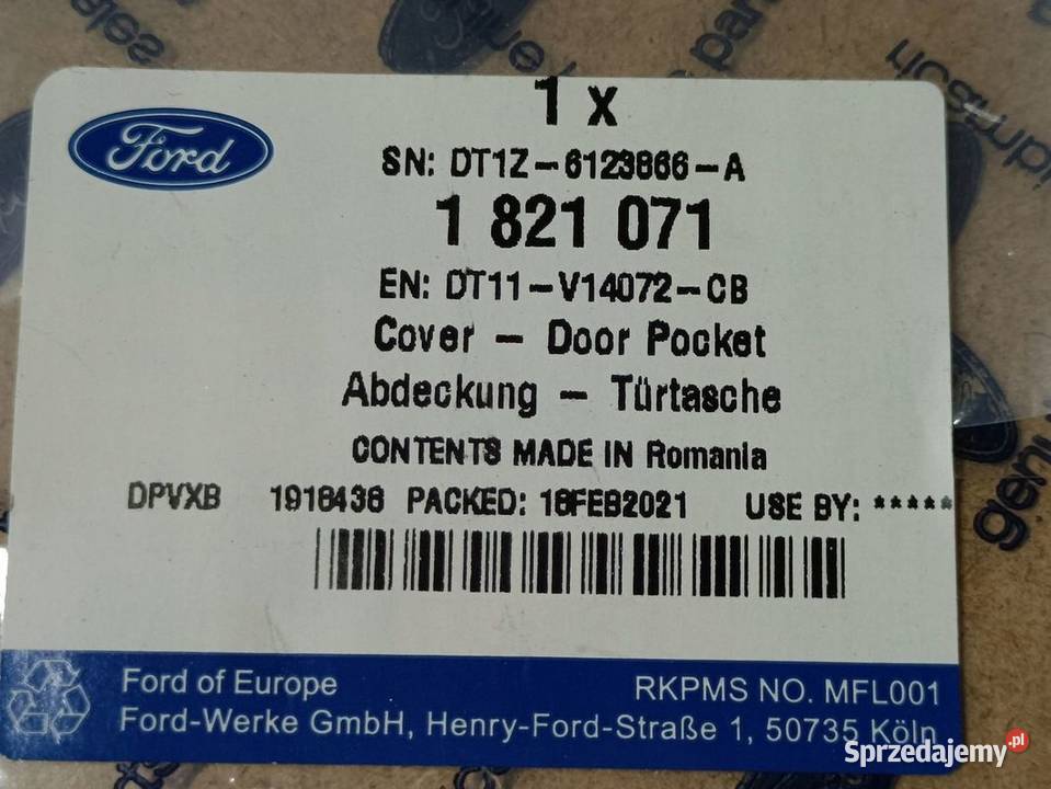 FORD TOURNEO CONNECT MK1 OSŁONA PANEL DRZWI osobowe Pleszew