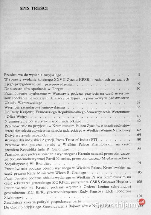 Artykuły i przemówienia Michaił Gorbaczow Chełm sprzedam