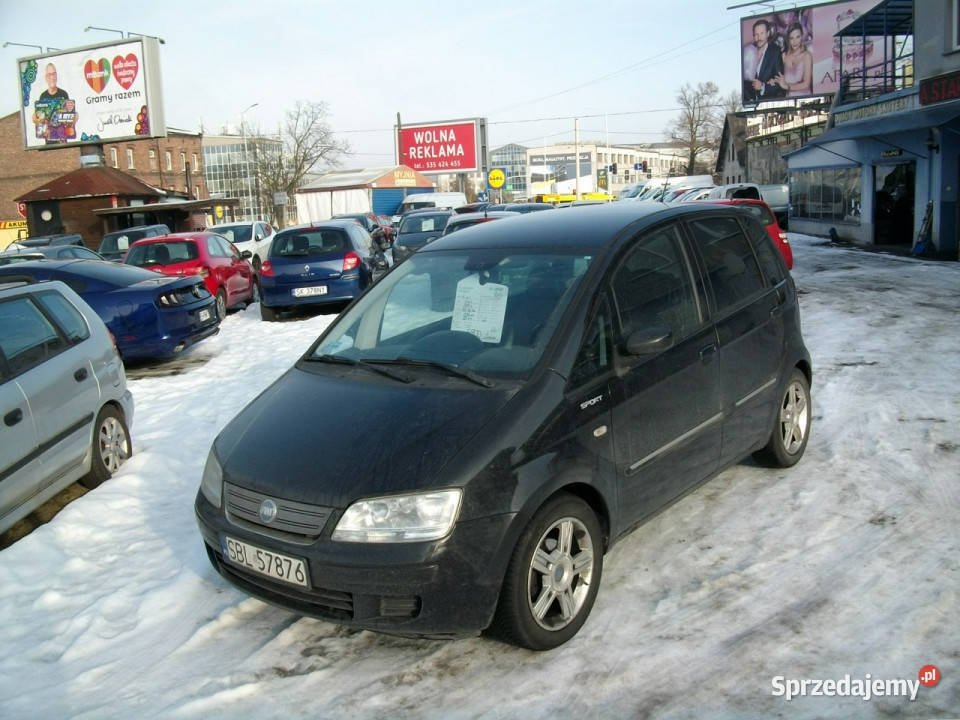 Fiat Idea stan Mały przebieg ESP Samochody osobowe Katowice