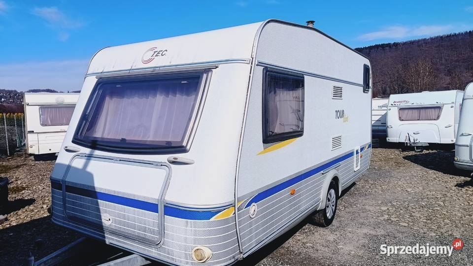 Przyczepa kempingowa campingowa 2007 łóżka Międzybrodzie Bialskie