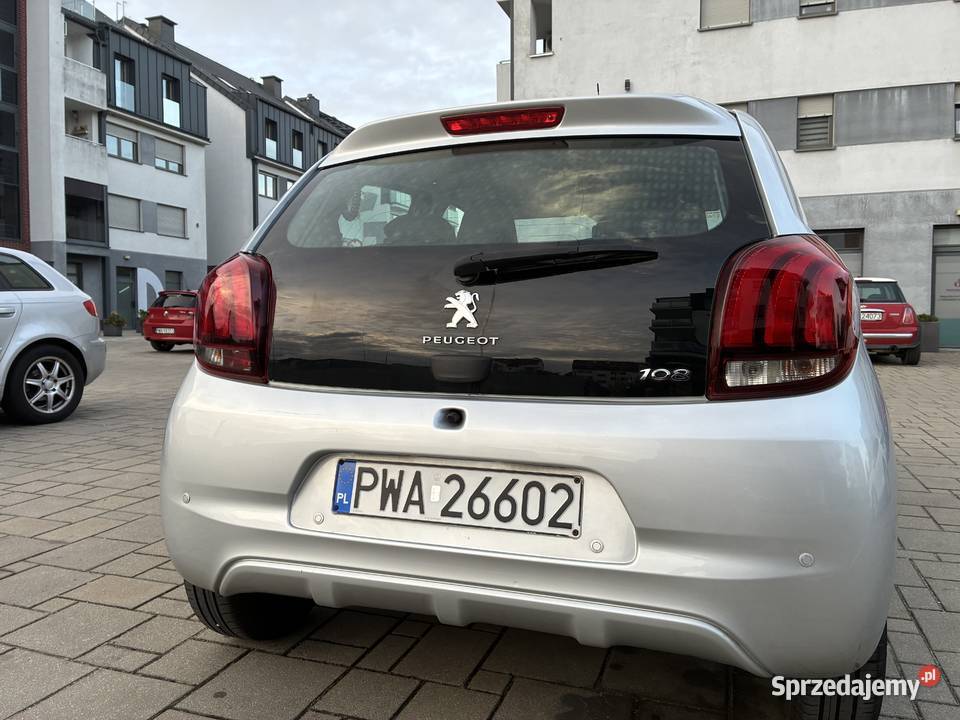 Peugeot 108 2015 65000 46l spalanie garażowany Wągrowiec