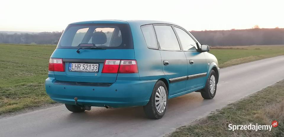 Kia Carens BezynaGaz 18 piekny niebieski kolor radio Samochody osobowe lubelskie