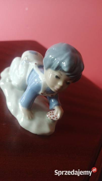 Figurka chłopca Syg Porcelanas Casades Made in Gdańsk