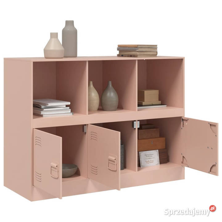 Szafka boczna różowa 99x39x73 stal WM841788 mazowieckie