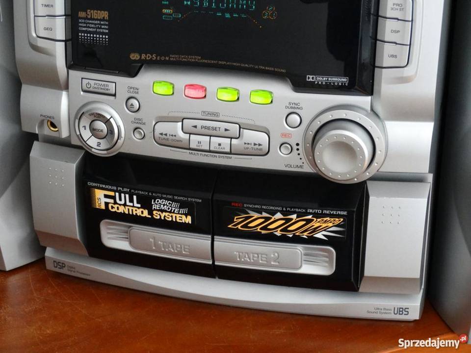 Wieża audio z kolumnami mocna i ładnaWYSYŁKA Jasło